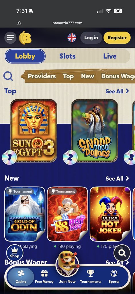 Highest Rated New Credit Card Casino - Banazia Casino